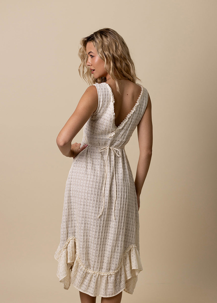 Tea Dress in Cream