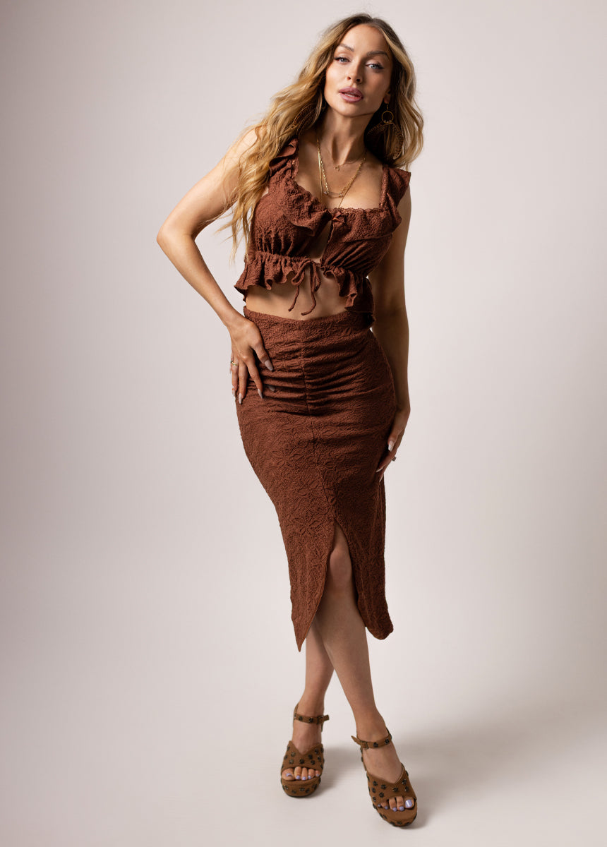 Dallas Skirt in Cinnamon