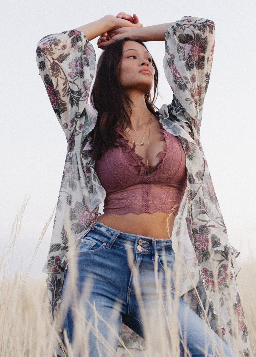 Danielle Bralette in Mahogany