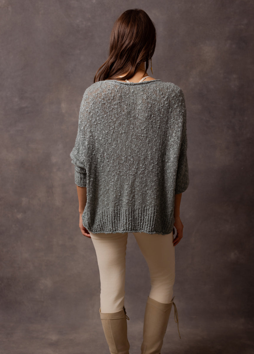 Selah Sweater in Whisper Blue