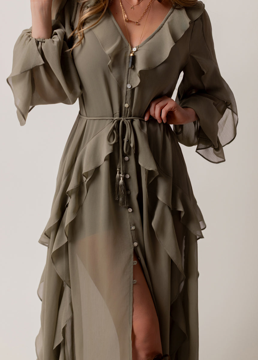 Twyla Dress in Agave