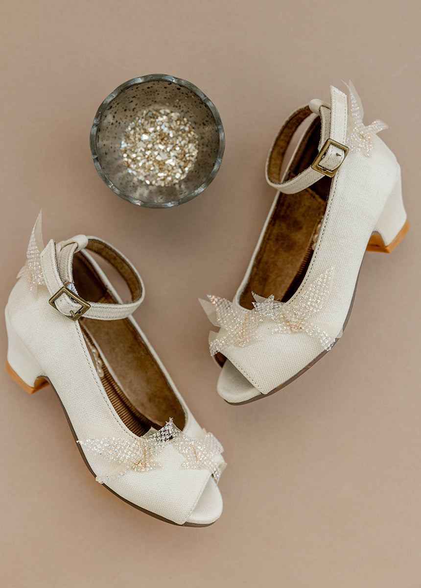 Valeria Heels in Cream Joyfolie