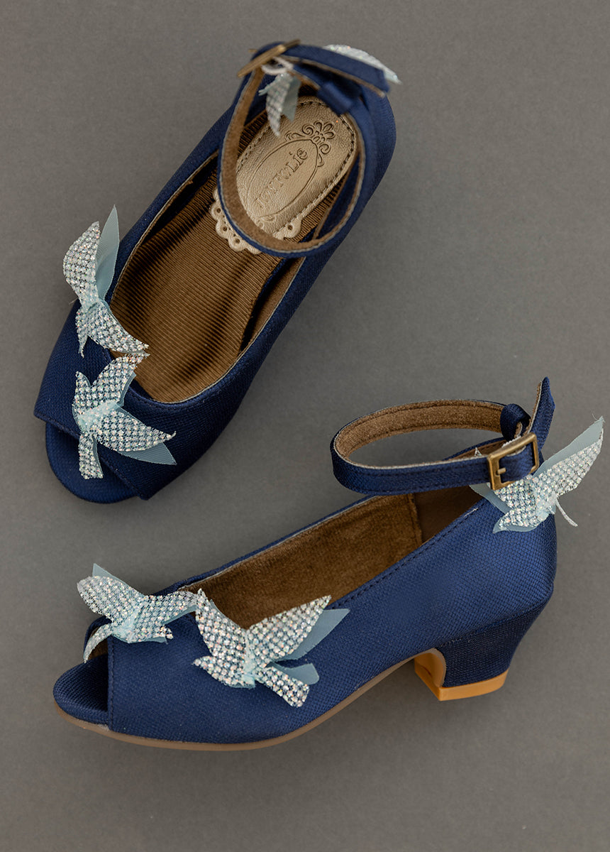 Valeria Heels in Navy - Joyfolie Valeria Heels in Navy - Joyfolie