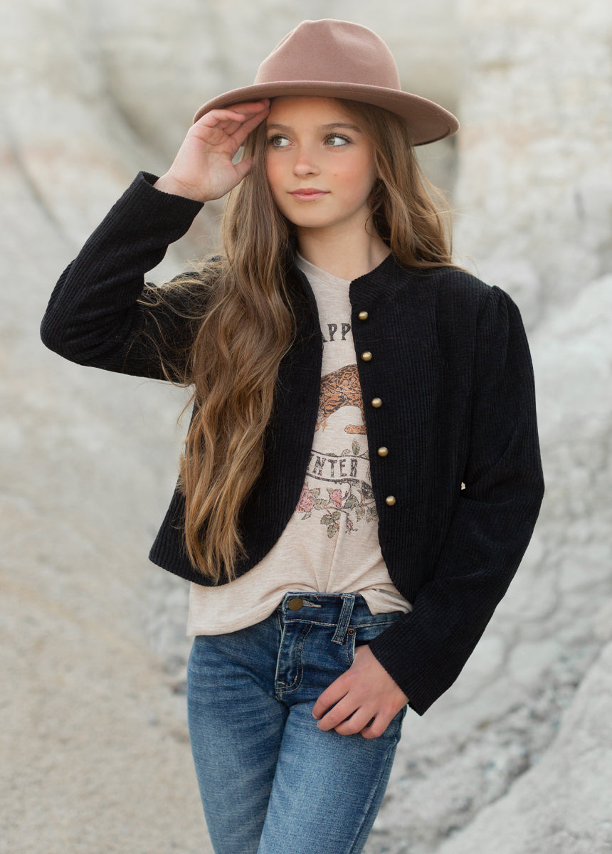 Happiness Hunter Graphic Tee in Heather Oat