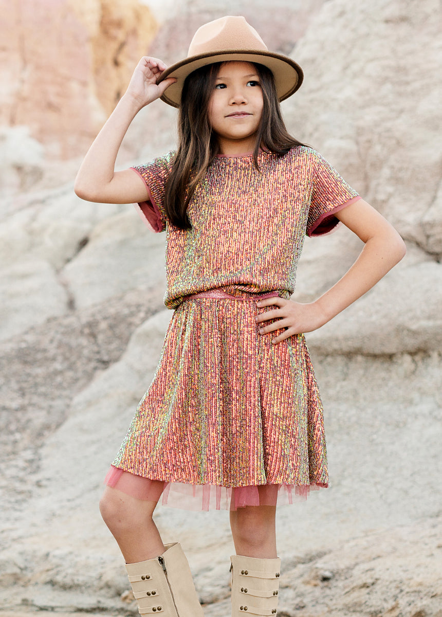 Izzy Top in Wild Rose