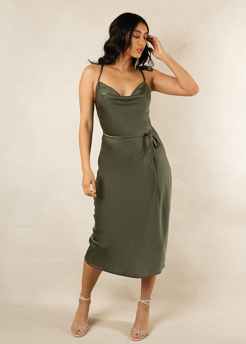 amanda midi dress Amanda Uprichard Antonella Midi Dress in Blue