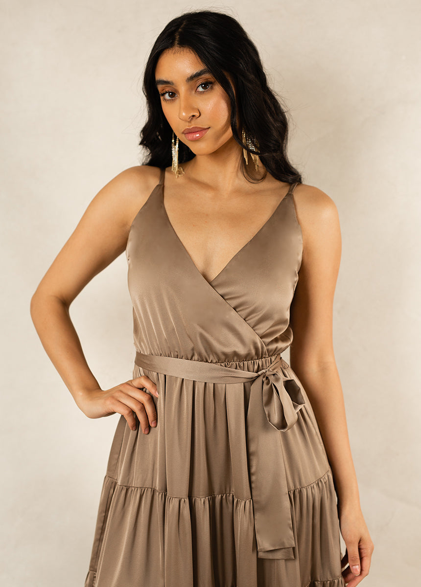 Joyfolie Women's Zayla Boho Dress in Light Taupe | Bridesmaid | Boho Maxi | Joyfolie BridalMedium Joyfolie Women's Zayla Boho Dress in Light Taupe | Bridesmaid | Boho Maxi | Joyfolie BridalMedium