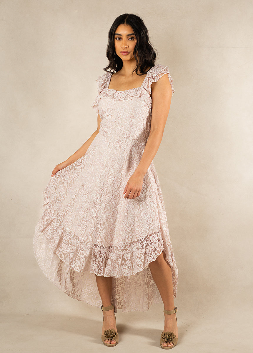 Bette Bridesmaid Dress in Rose Water