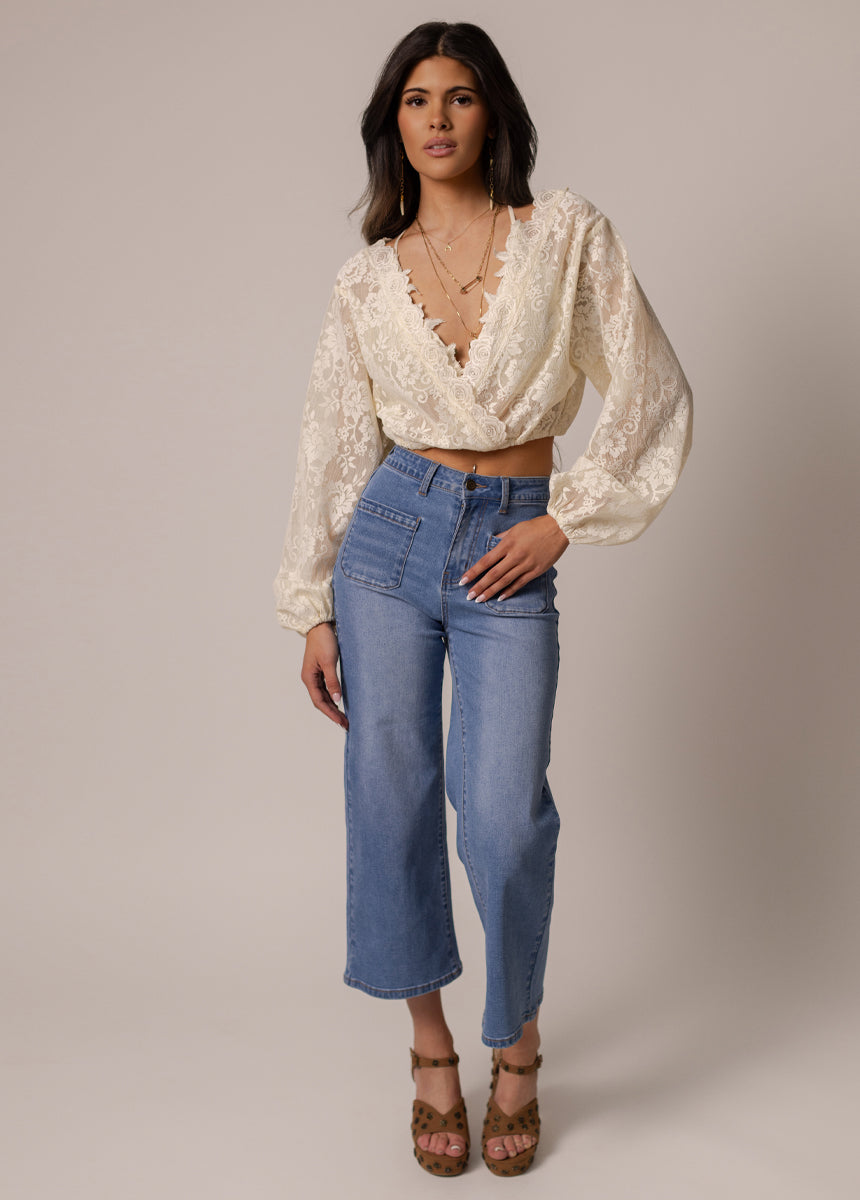 Wren Top in Cream