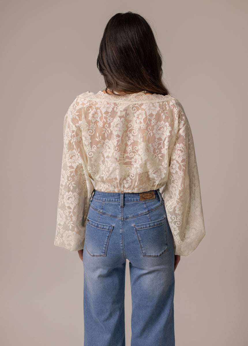 Wren Top in Cream
