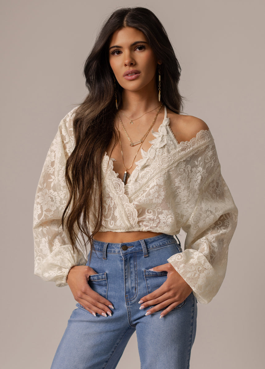 Wren Top in Cream
