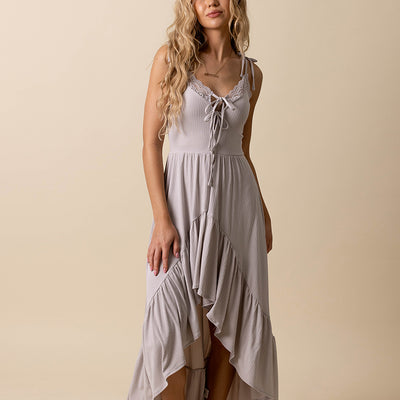 Wynrie Dress in Light Gray
