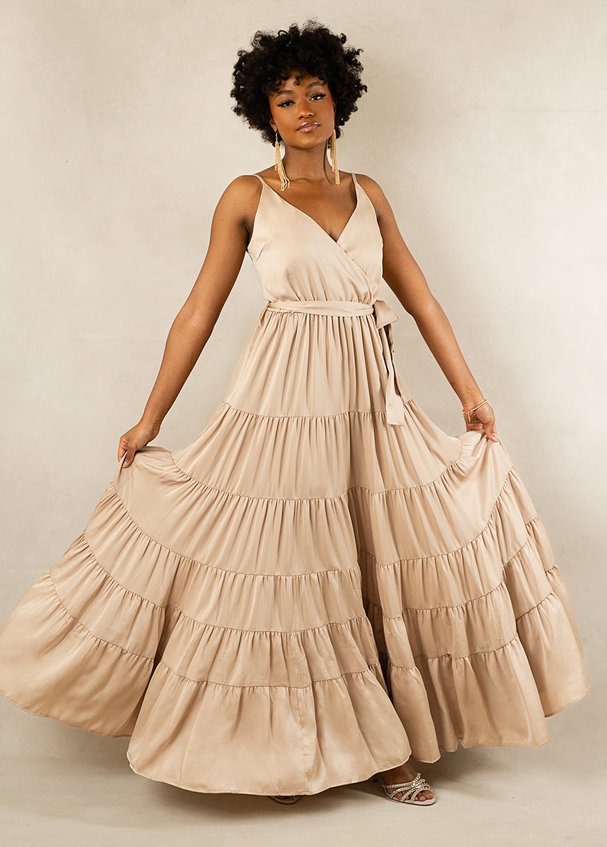 Joyfolie Women's Zayla Boho Dress in Champagne | Bridesmaid | Boho Maxi | Joyfolie BridalMedium Joyfolie Women's Zayla Boho Dress in Champagne | Bridesmaid | Boho Maxi | Joyfolie BridalMedium