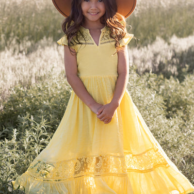 Teagan Dress in Daffodil