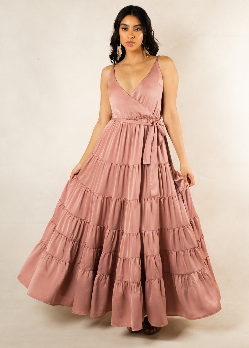 Joyfolie Women's Zayla Boho Dress in Mauve | Boho Maxi | Joyfolie, Extra Extra Small Joyfolie Women's Zayla Boho Dress in Mauve | Boho Maxi | Joyfolie, Extra Extra Small