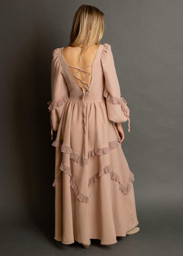 Zaynab Dress in Gold - Joyfolie