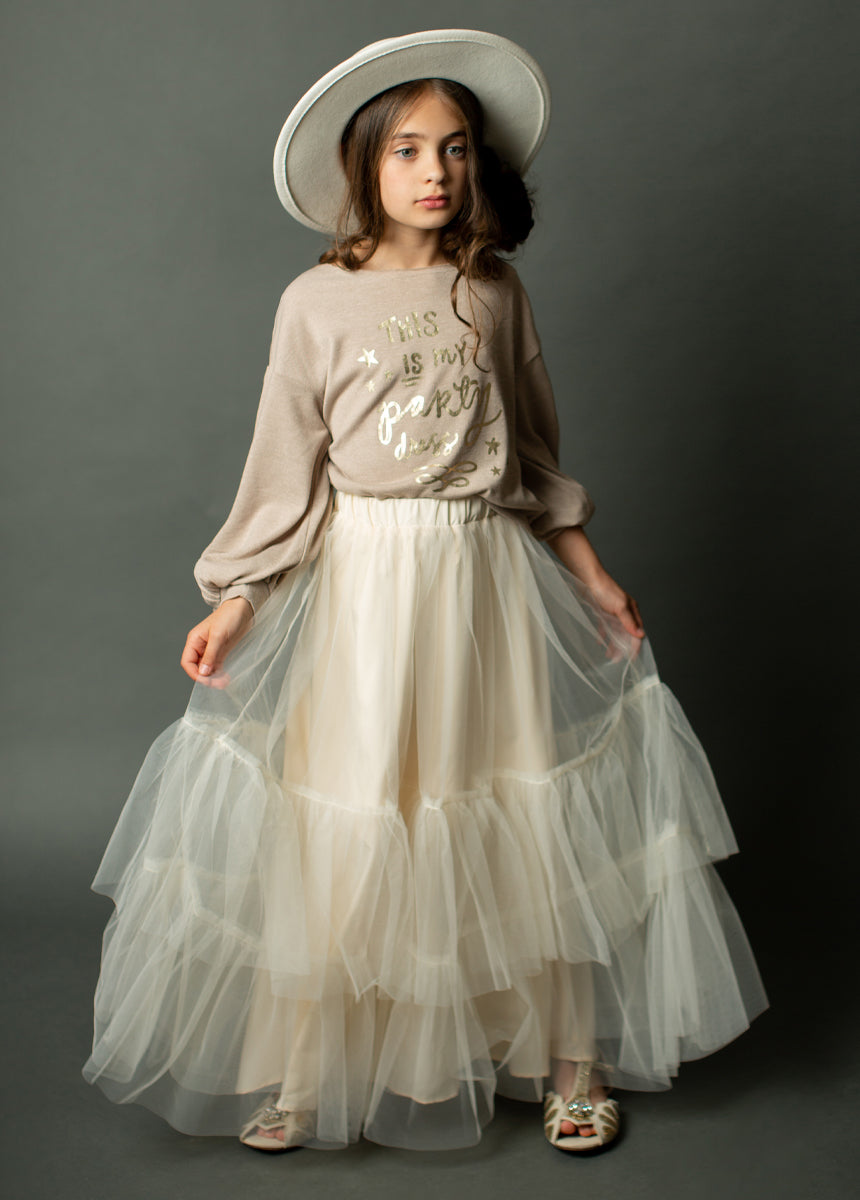 Juana Sweatshirt in Heather Oat