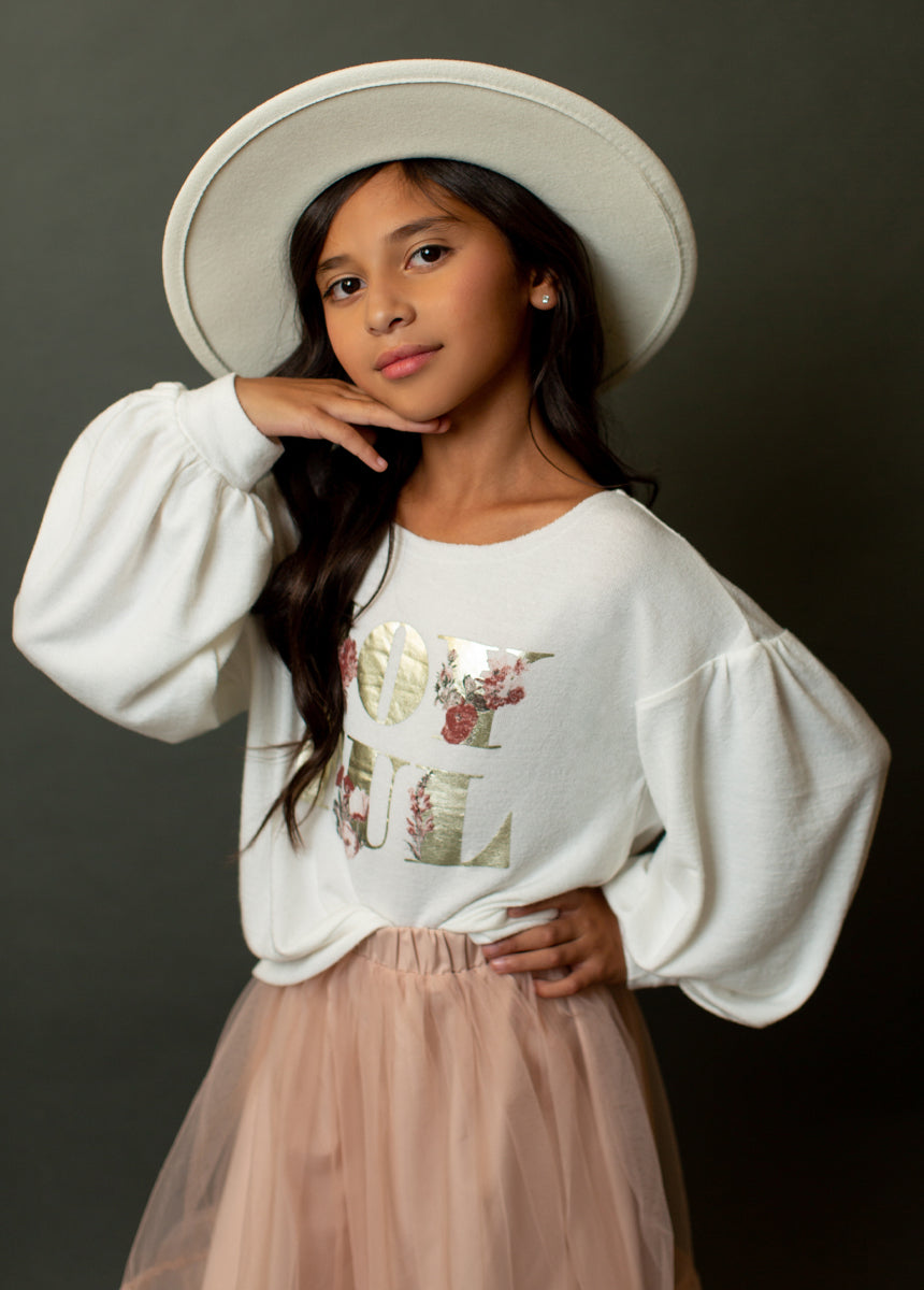 Juana Sweatshirt in Ivory