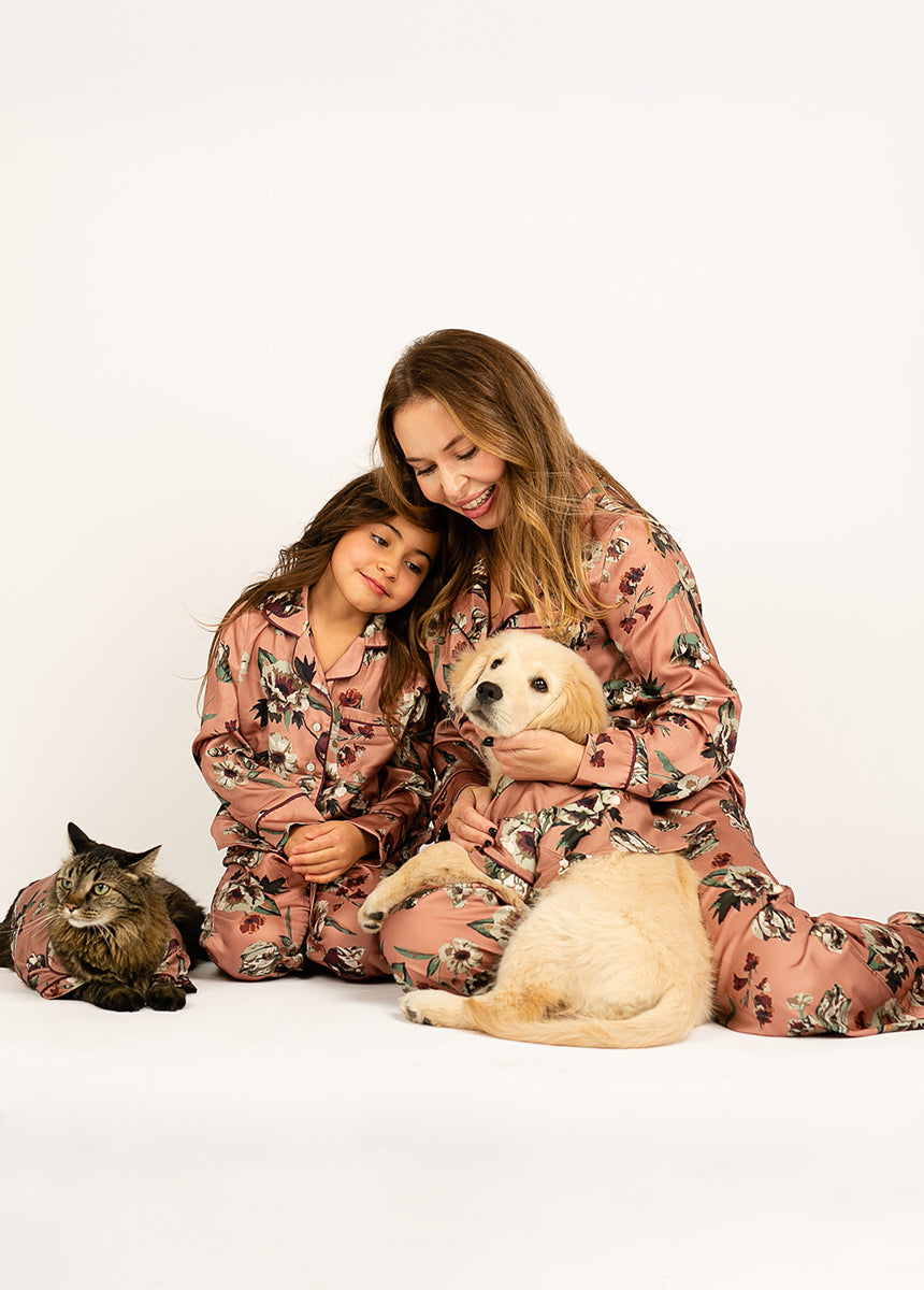 Ruby Pet Pjs in Pink Floral