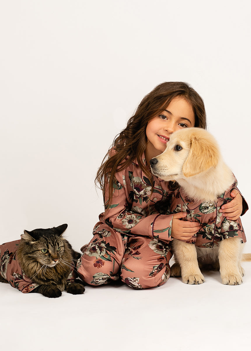 Ruby Pet Pjs in Pink Floral