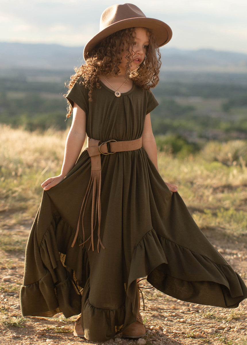 green and brown dress Nothing Forgotten Olive Multi Floral Print Cotton Mini Its earthy Glitter-Tulle Long Sage Green Prom