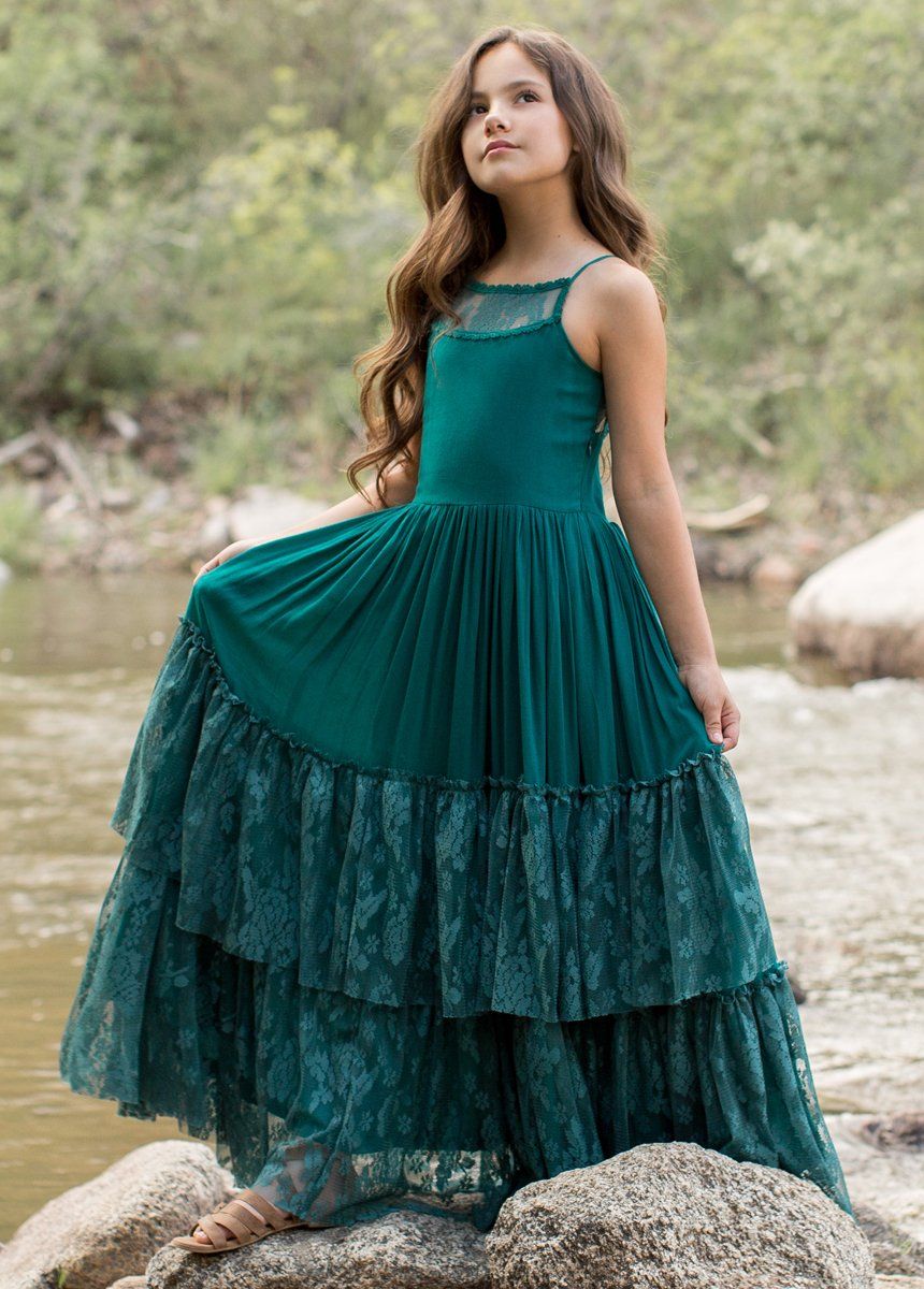 Catrin Dress in Teal