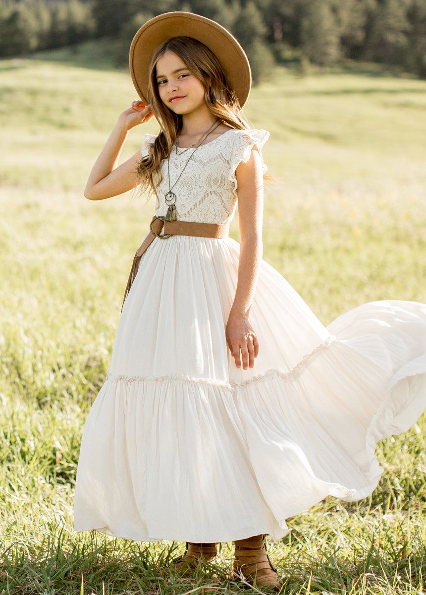 Macy Dress in Cream