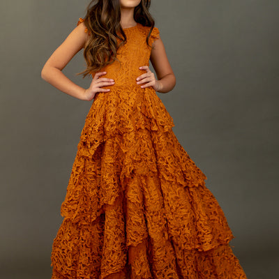 Lyra Dress in Marigold
