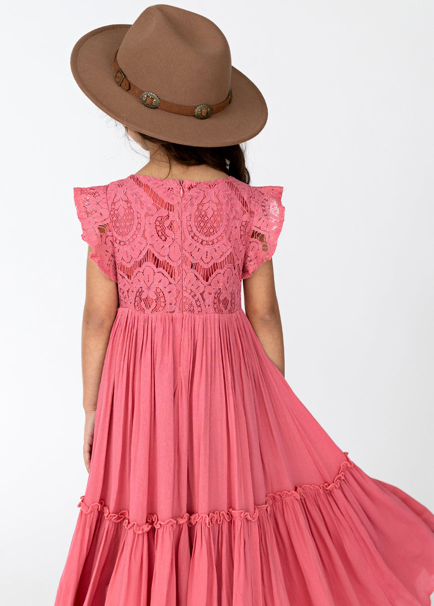 Macy Dress in Wild Rose