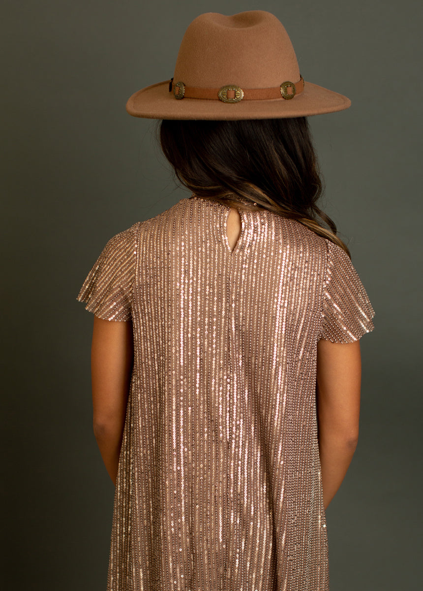 Chele Dress in Bronze