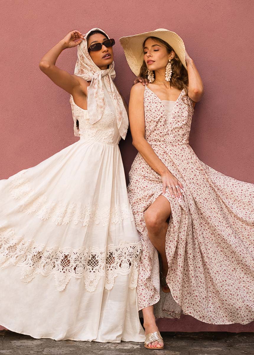 Alondra Dress in Gardenia