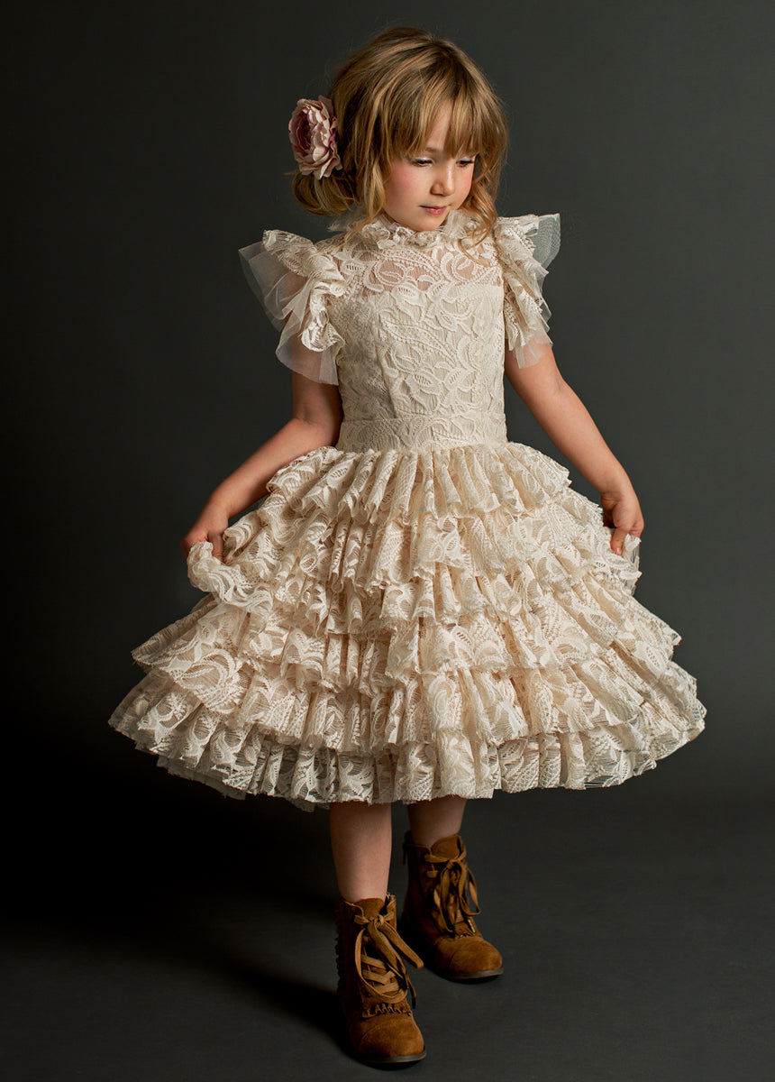 Anouk Petticoat Dress in Vintage Ivory, 2 Anouk Petticoat Dress in Vintage Ivory, 2