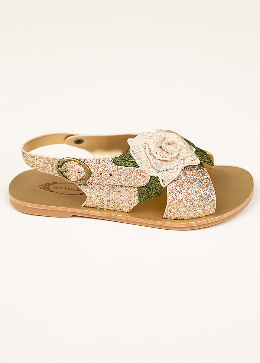 Aria Sandal in Gold