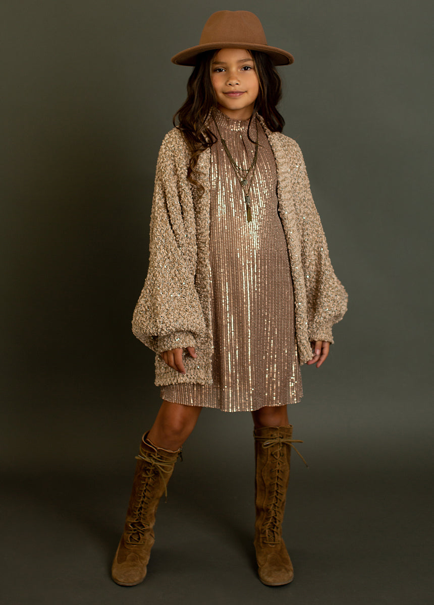 Chele Dress in Bronze