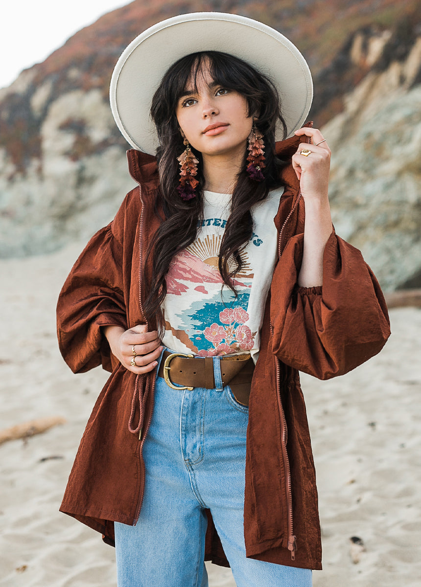 Luca Jacket in Cinnamon