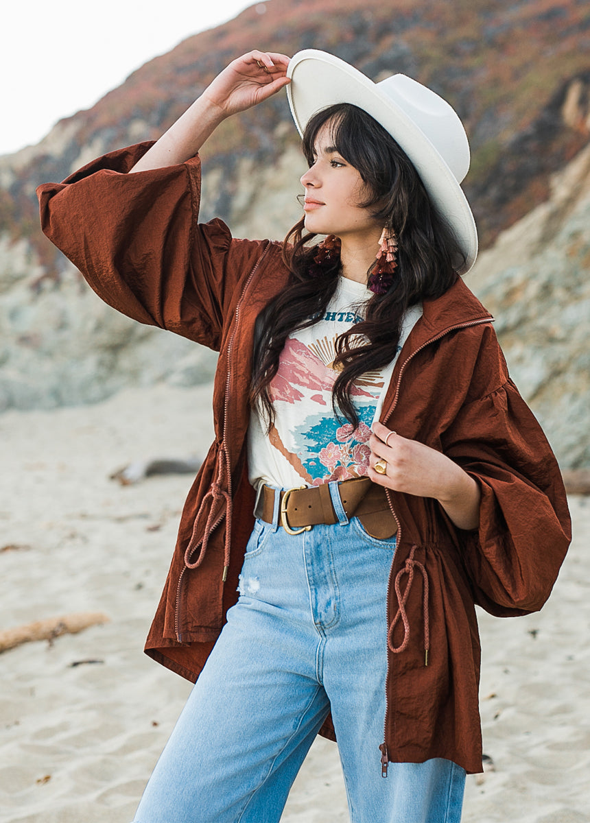 Luca Jacket in Cinnamon