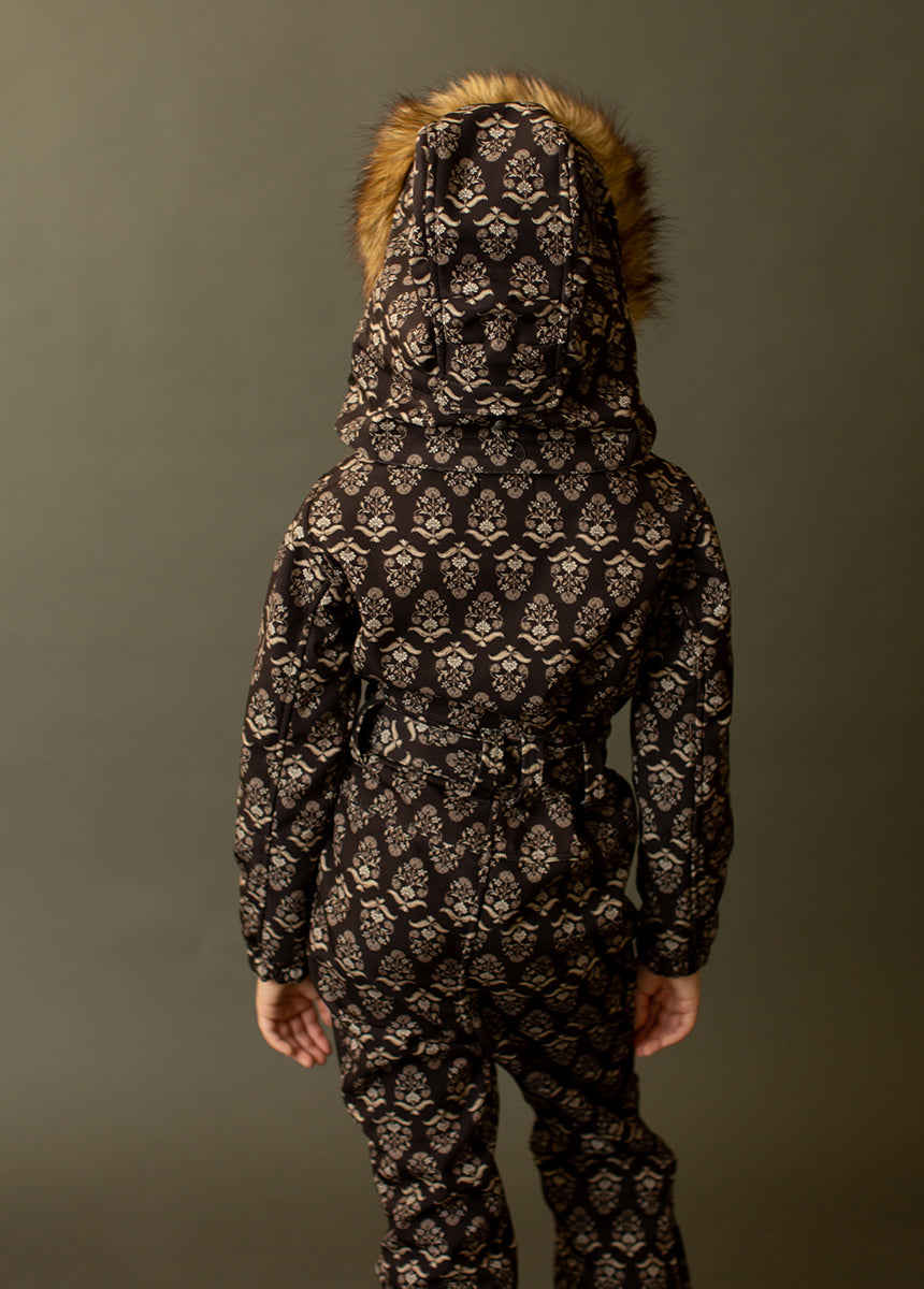 Ava Ski Suit in Block Print