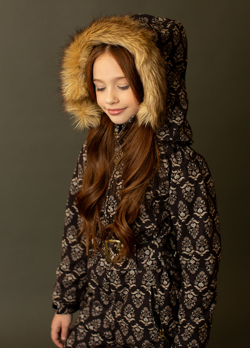 Ava Ski Suit in Block Print