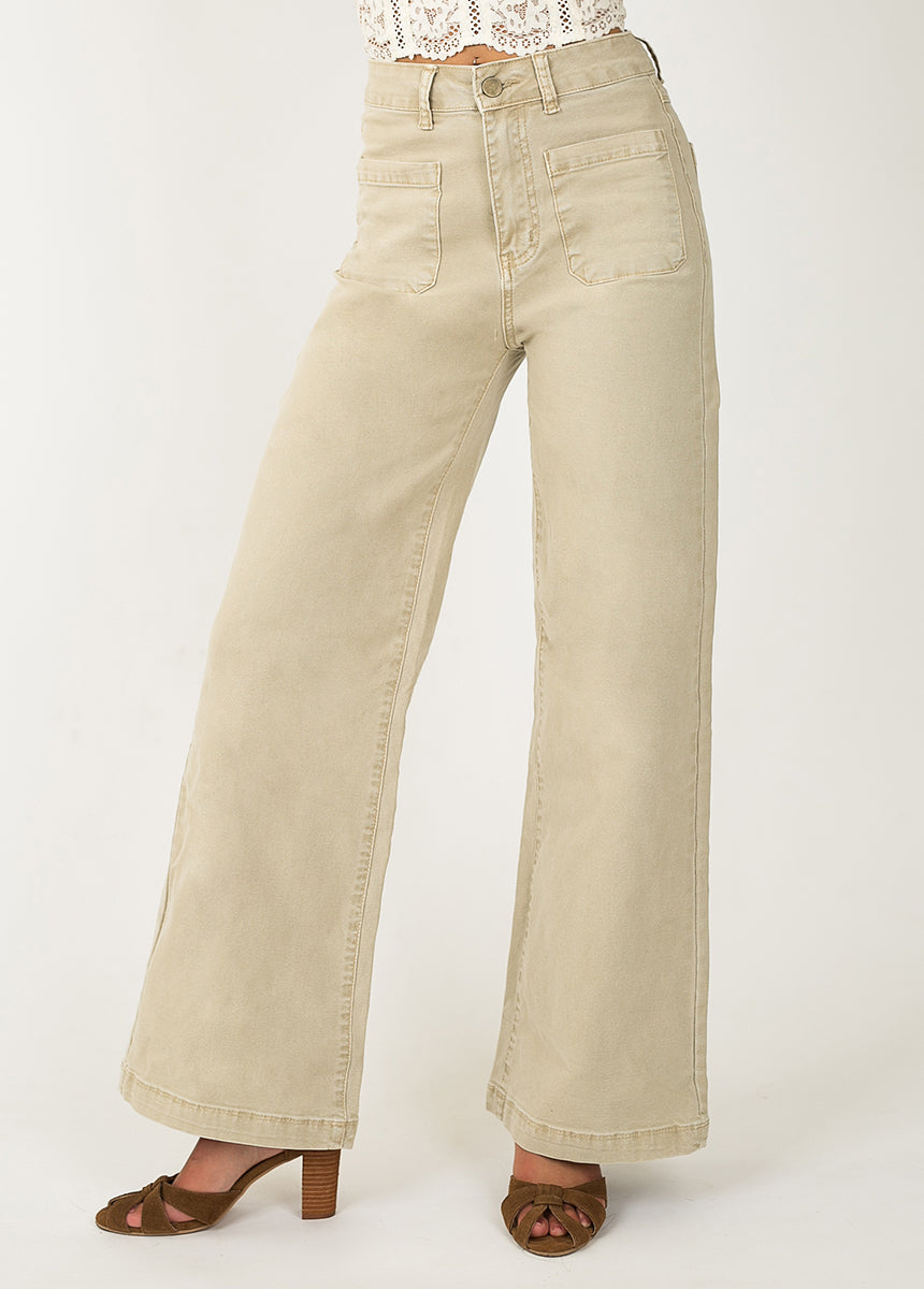 Avina Denim in Khaki