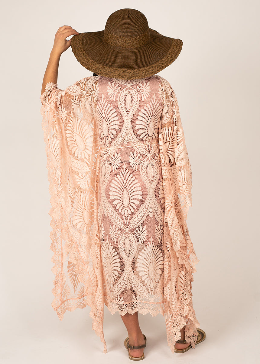 Ayesha Kaftan in Blush