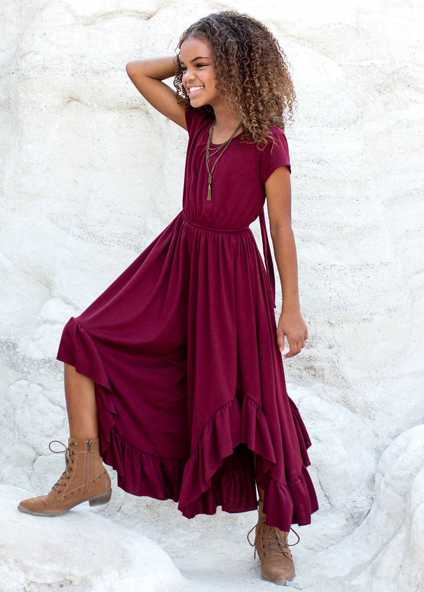 Canyon Jumpsuit in Ruby