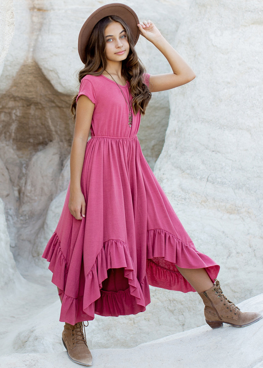 Canyon Jumpsuit in Pink Rosette