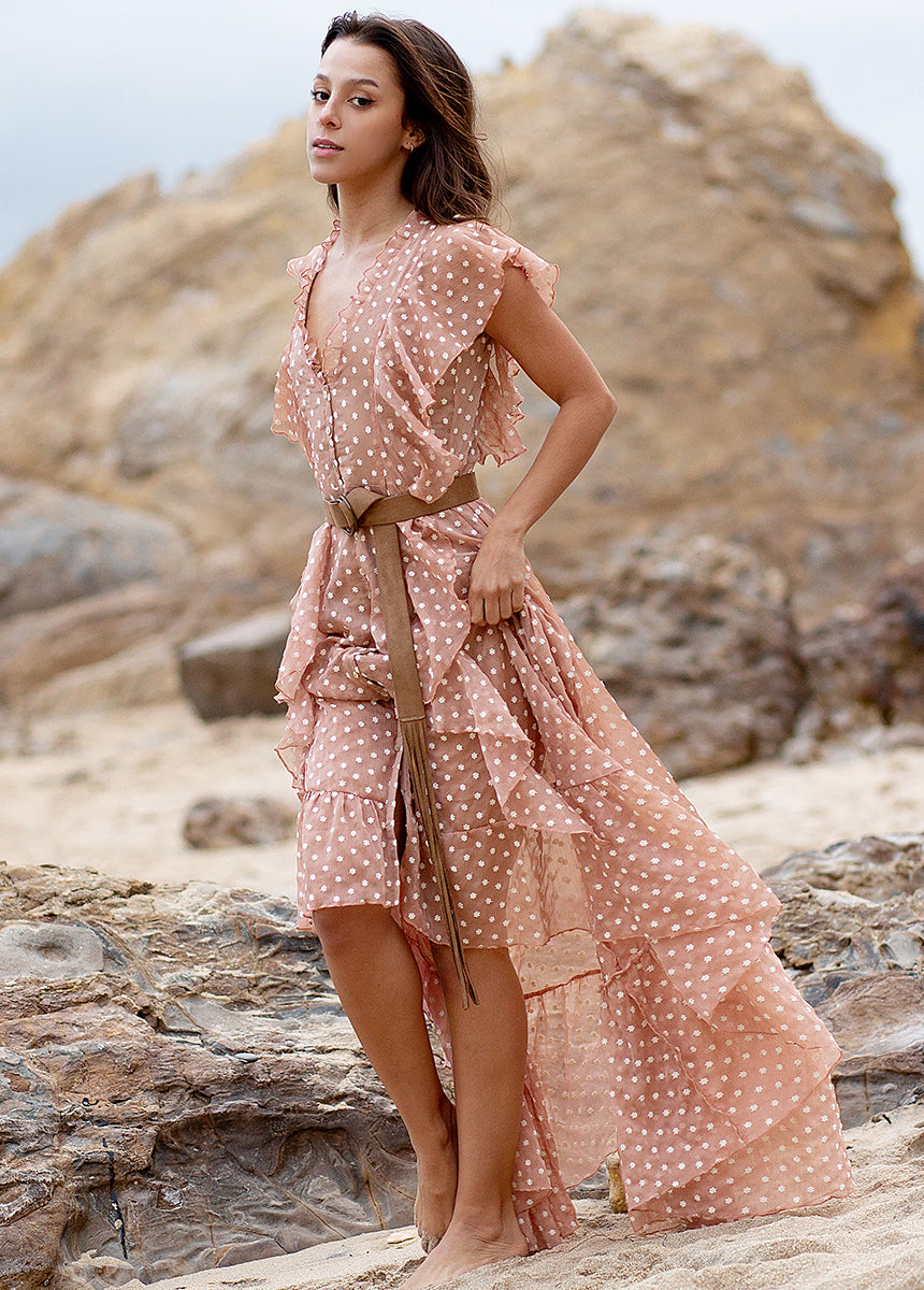 Cass Dress in Warm Sand