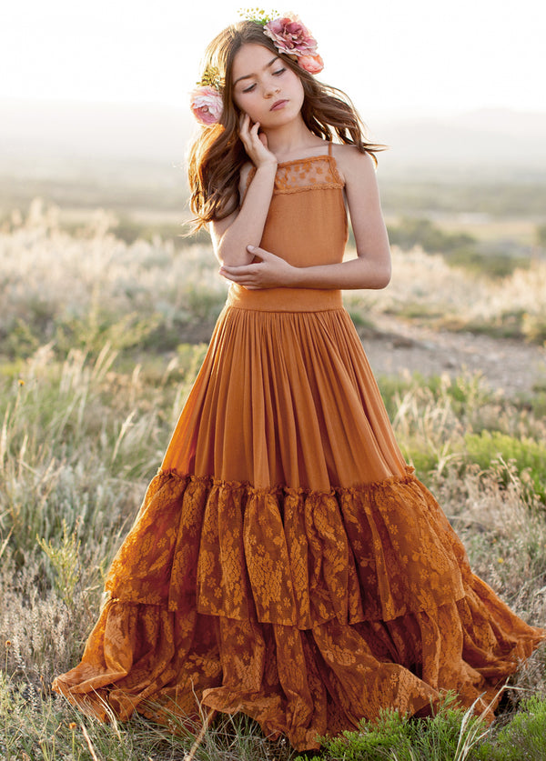 boho orange dress sistersonadime on LTK