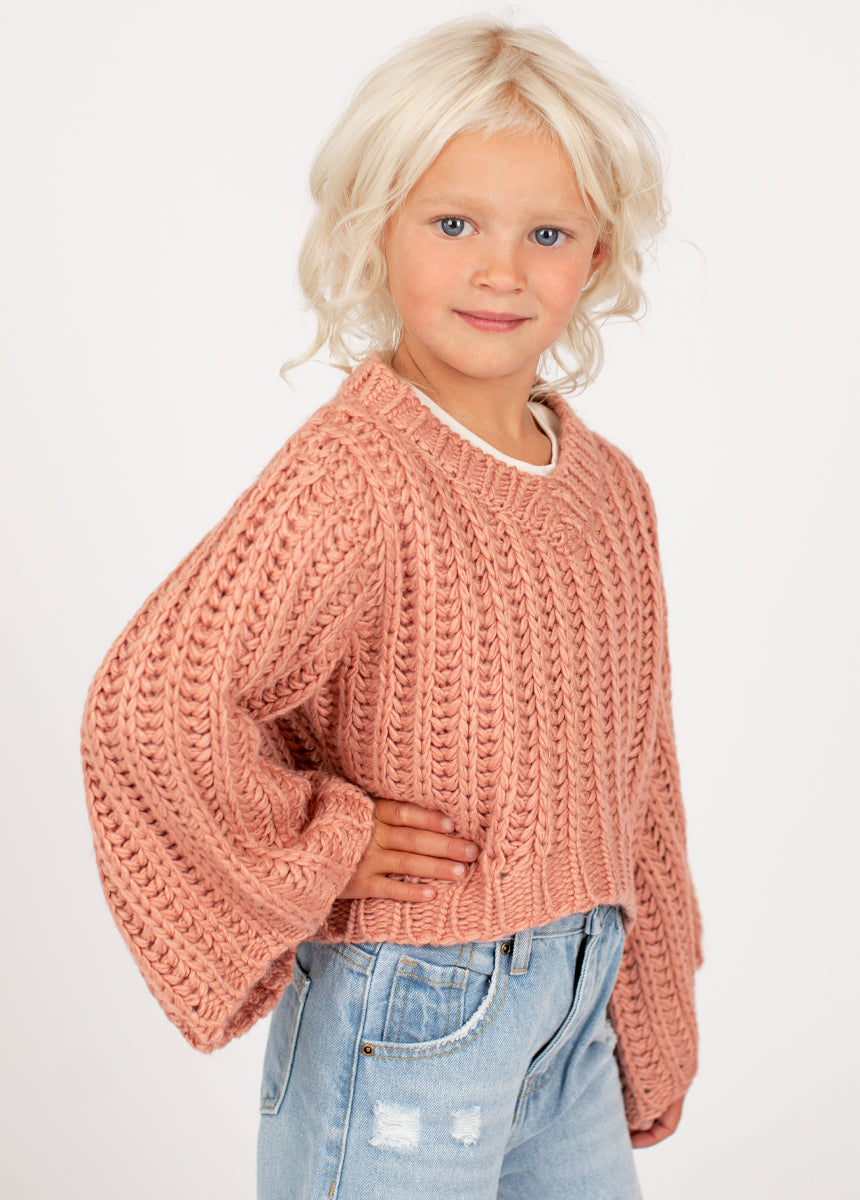 Emily Sweater in Ashe Rose
