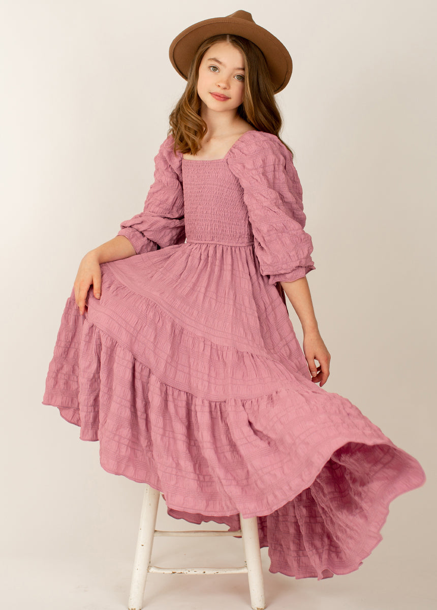 Quinn Dress in Ashe Rose