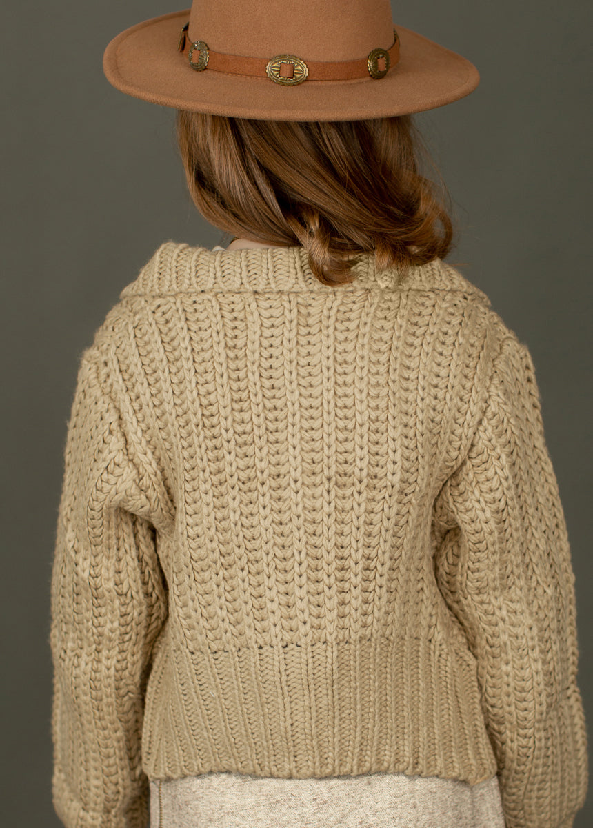 Maddie Sweater in Latte