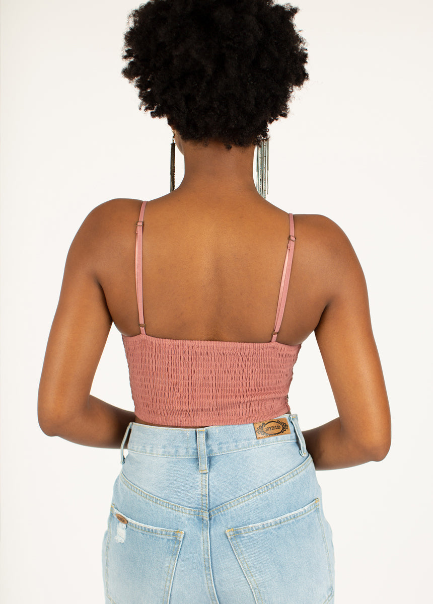 Martina Bralette in Ashe Rose