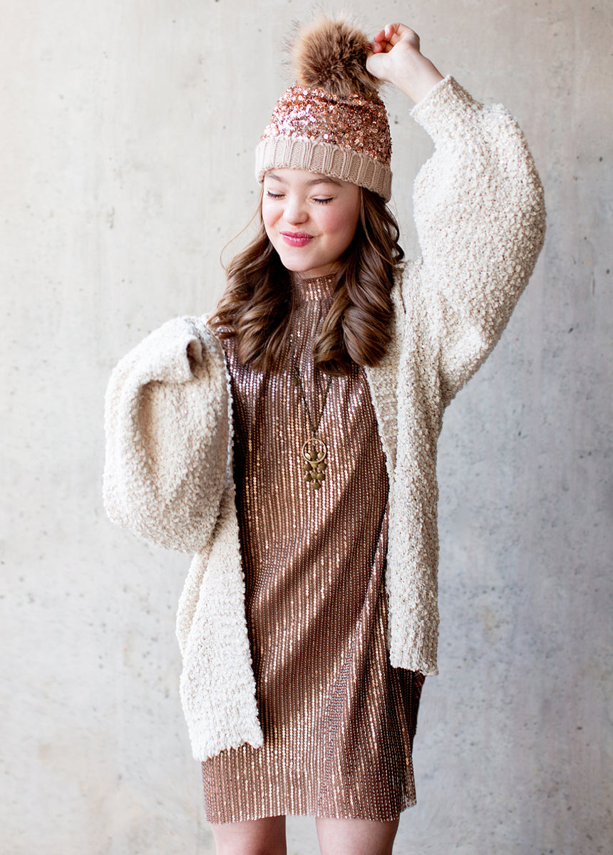 Chele Dress in Bronze