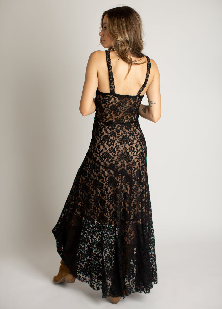 Carmel Slip in Black